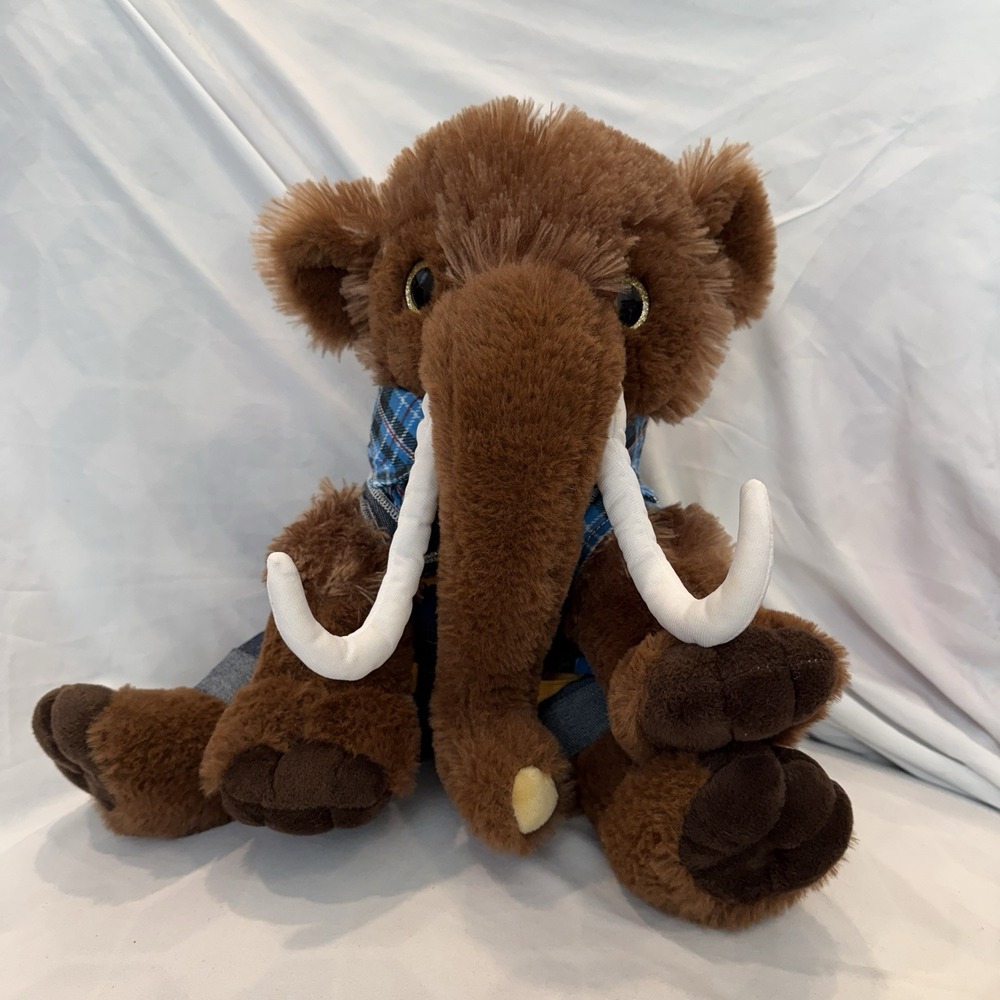 The Bear Factory Woolly Mammoth Plush Explorer Outfit w/ Tools Ice Age